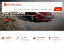 Tablet Screenshot of millionauto.com